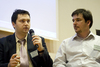 Krešimir Drvar (lijevo) i Marek Vidovi? (desno) za okruglim stolom ?etvrte Web::Strategije