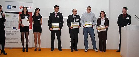 Dobitnici Zlatne nagrade Web::Strategije u kategorijama: Web upotrebljivost 2010 i Web inovativnost 2010